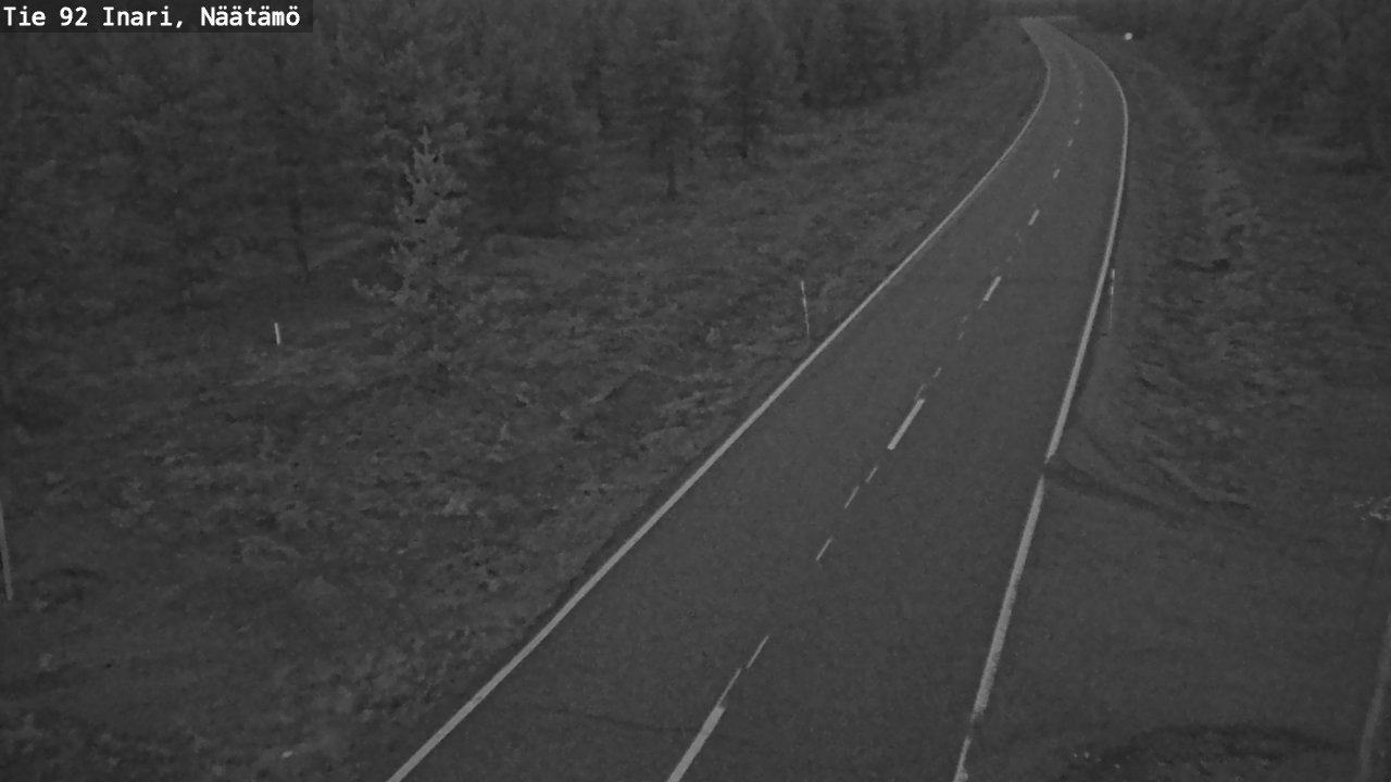 Kelikamerat Kuva Tie 92 Inari, Näätämö, Inari, Lappi