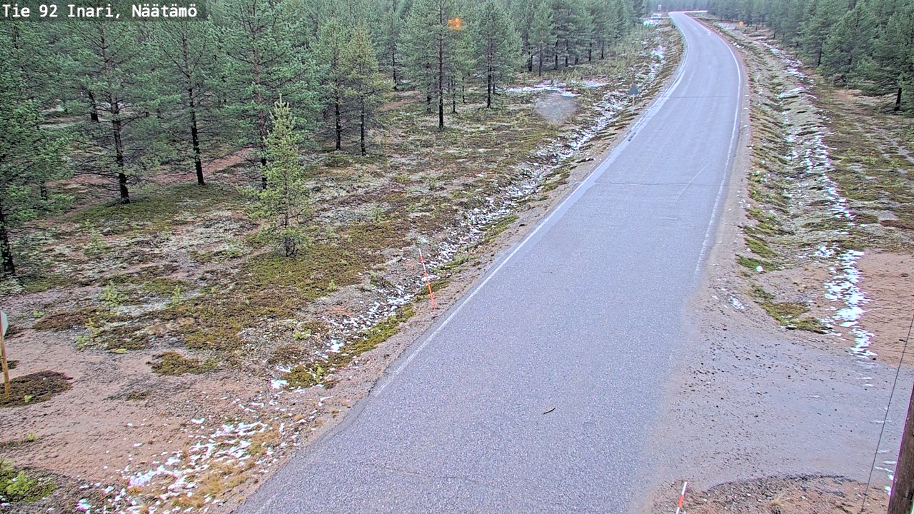 Kelikamerat Kuva Tie 92 Inari, Näätämö, Inari, Lappi