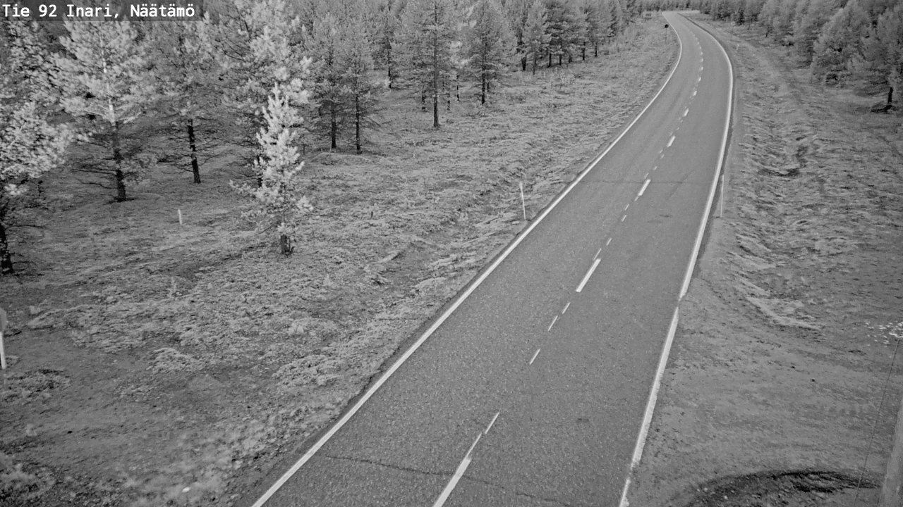 Kelikamerat Kuva Tie 92 Inari, Näätämö, Inari, Lappi