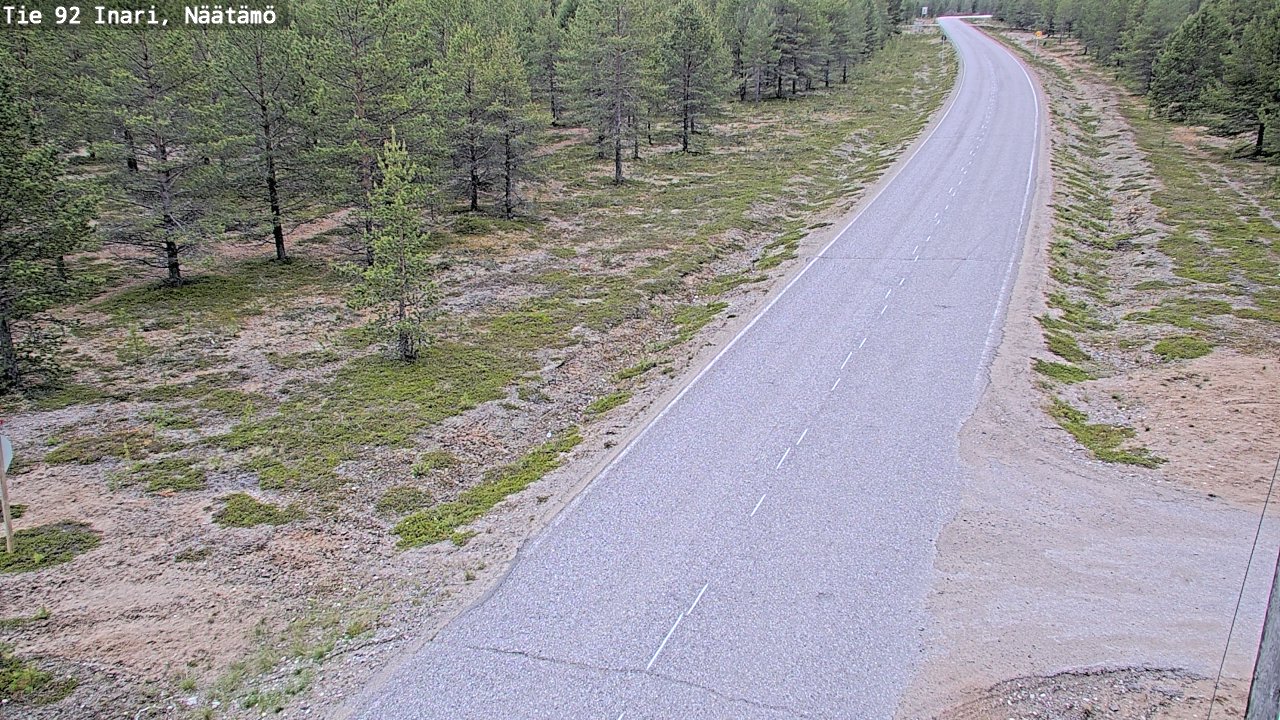 Kelikamerat Kuva Tie 92 Inari, Näätämö, Inari, Lappi