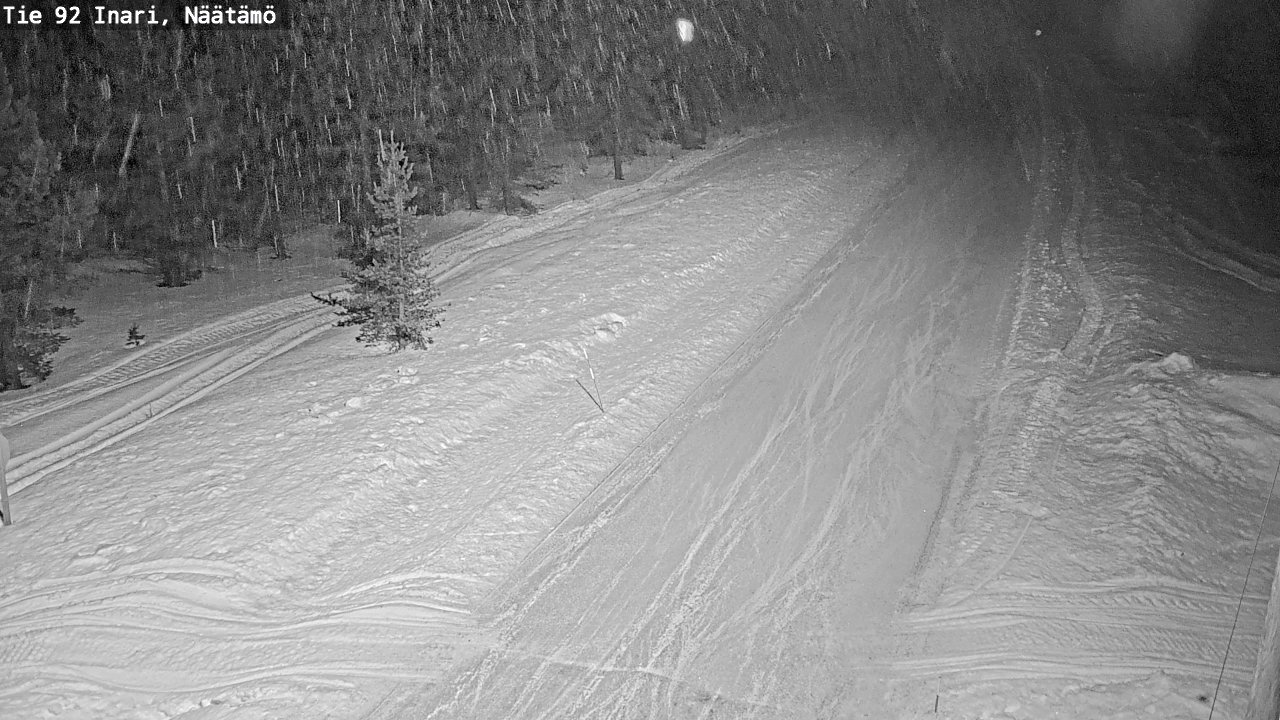 Kelikamerat Kuva Tie 92 Inari, Näätämö, Inari, Lappi