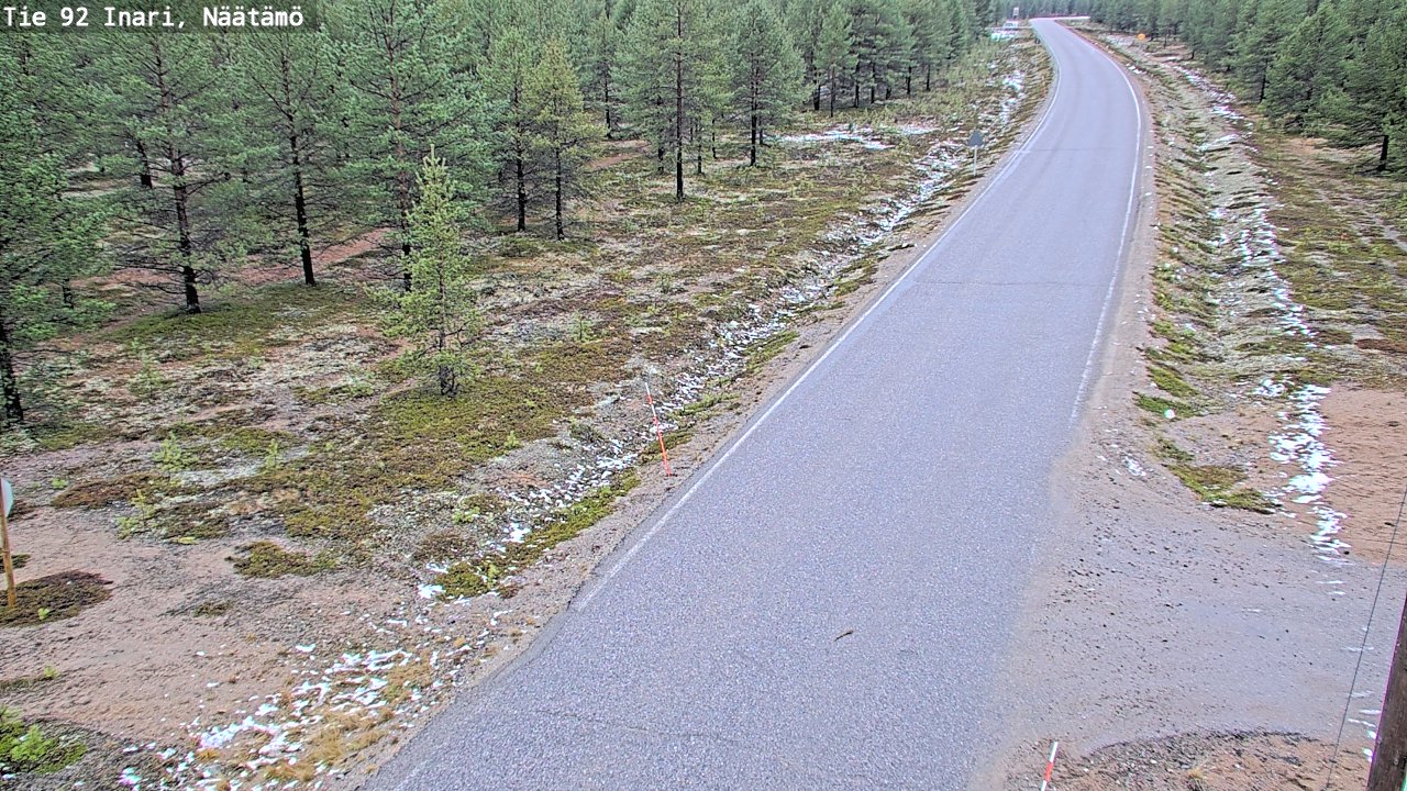 Kelikamerat Kuva Tie 92 Inari, Näätämö, Inari, Lappi