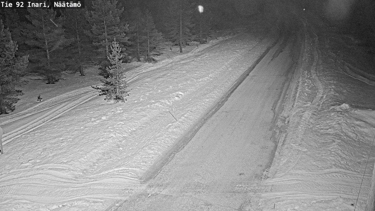 Kelikamerat Kuva Tie 92 Inari, Näätämö, Inari, Lappi