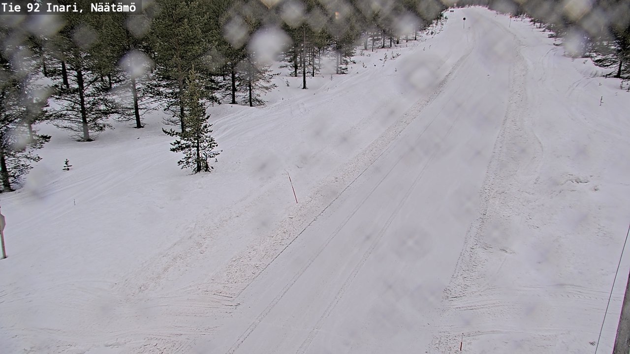 Kelikamerat Kuva Tie 92 Inari, Näätämö, Inari, Lappi