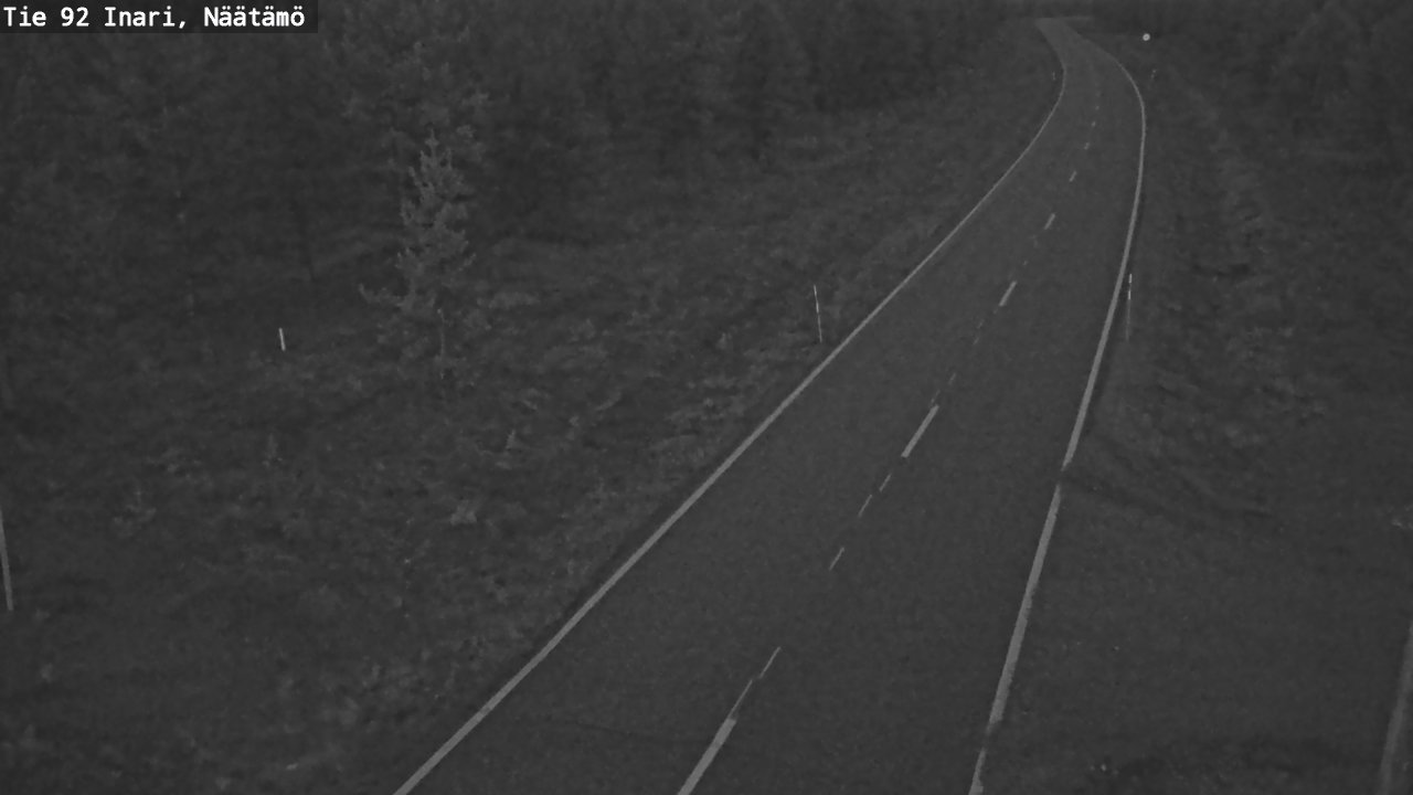 Kelikamerat Kuva Tie 92 Inari, Näätämö, Inari, Lappi