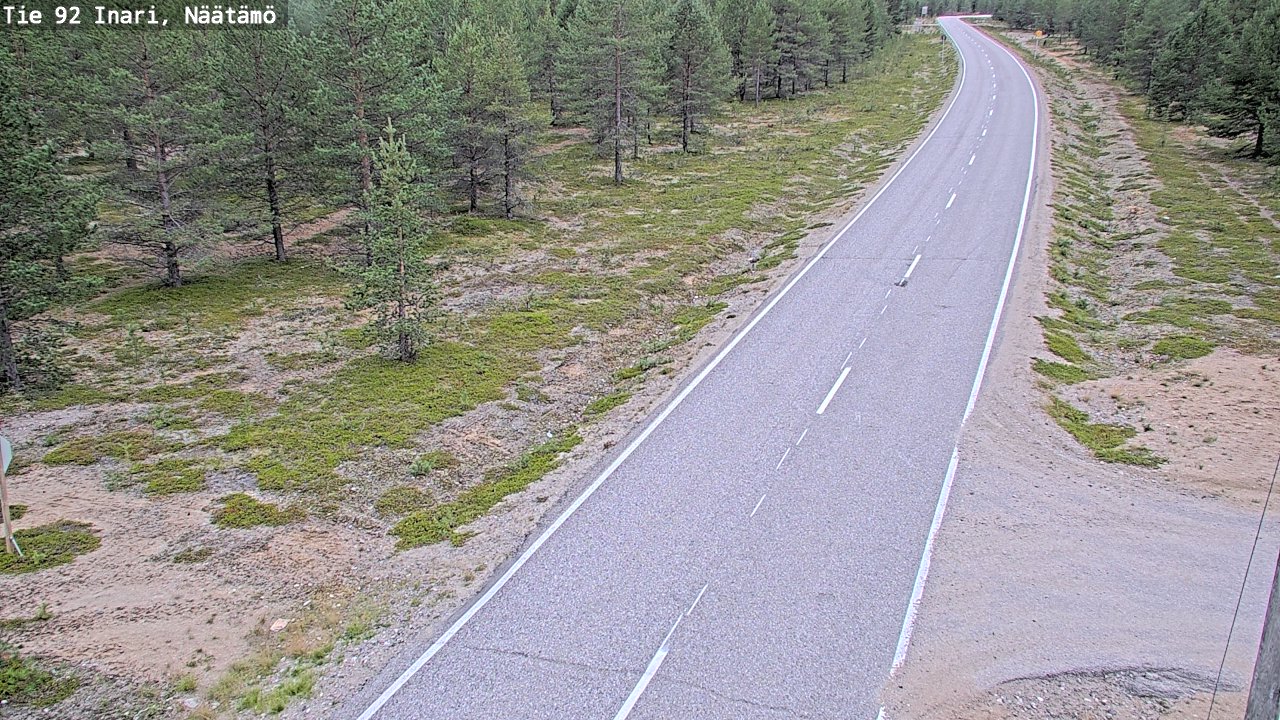Kelikamerat Kuva Tie 92 Inari, Näätämö, Inari, Lappi