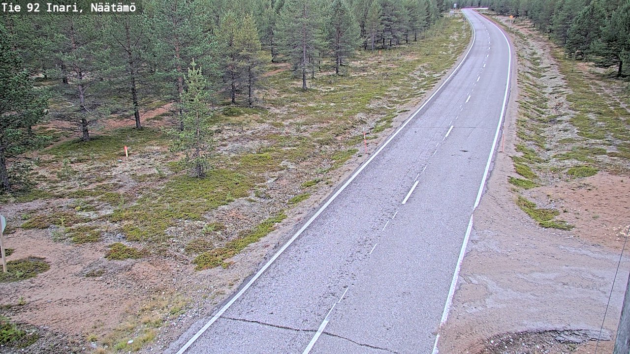 Kelikamerat Kuva Tie 92 Inari, Näätämö, Inari, Lappi