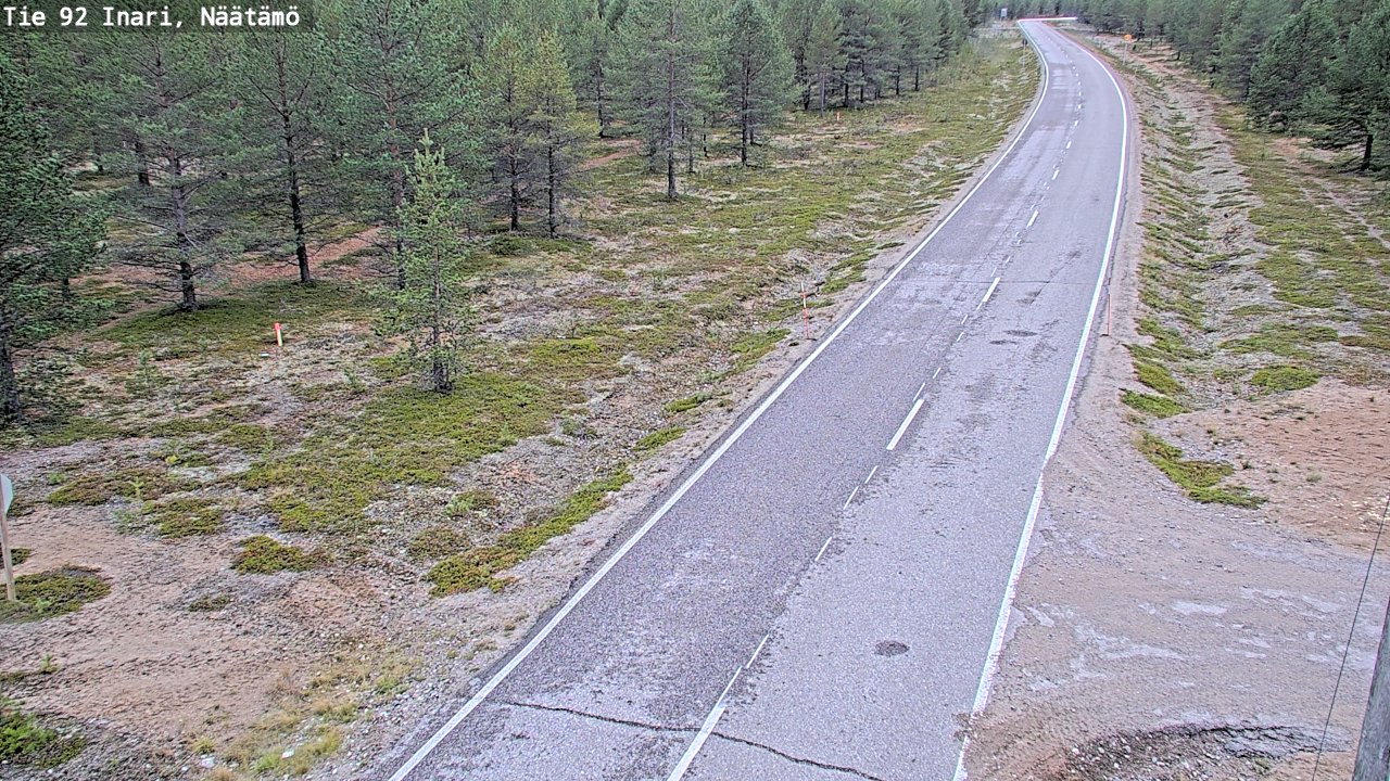 Kelikamerat Kuva Tie 92 Inari, Näätämö, Inari, Lappi