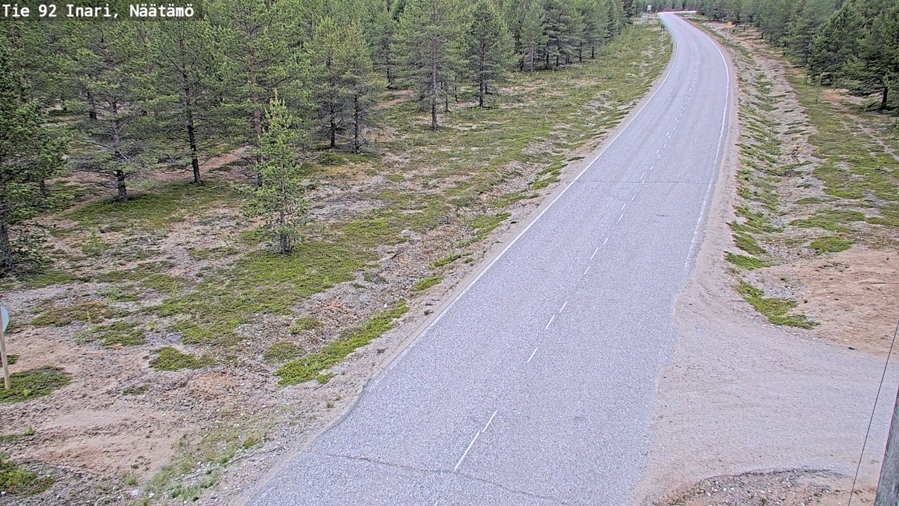Kelikamerat Kuva Tie 92 Inari, Näätämö, Inari, Lappi