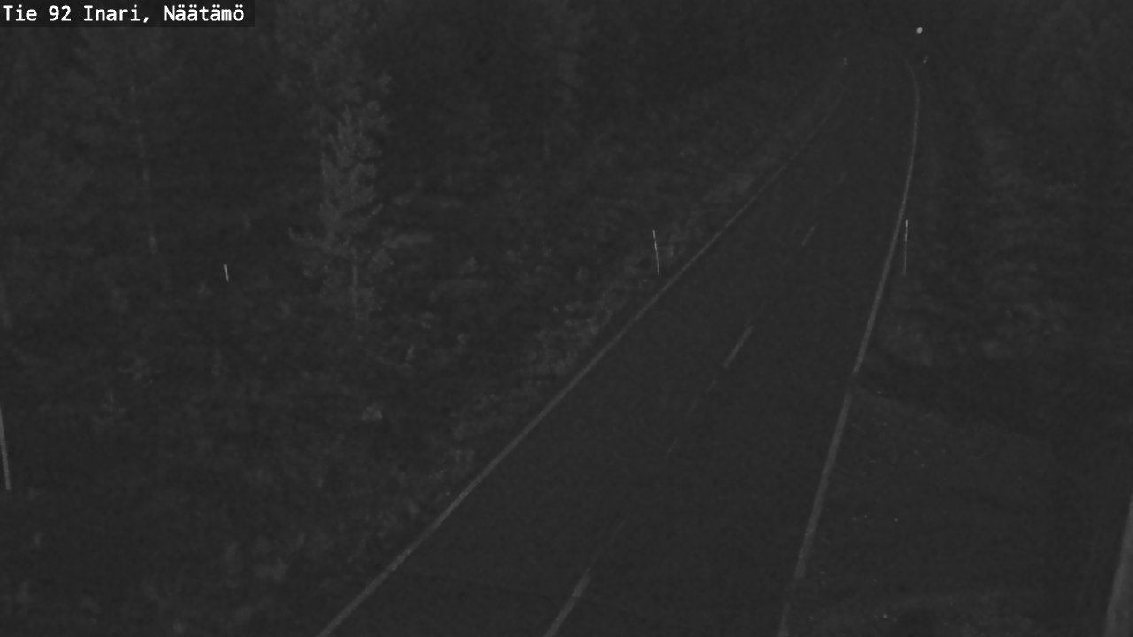 Kelikamerat Kuva Tie 92 Inari, Näätämö, Inari, Lappi