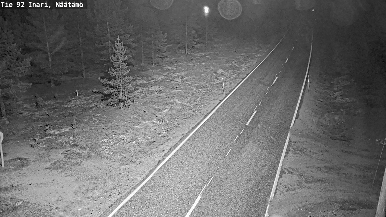 Kelikamerat Kuva Tie 92 Inari, Näätämö, Inari, Lappi