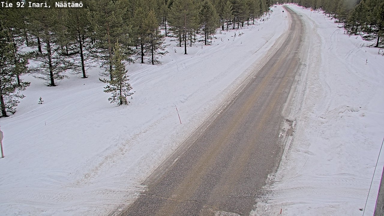 Kelikamerat Kuva Tie 92 Inari, Näätämö, Inari, Lappi
