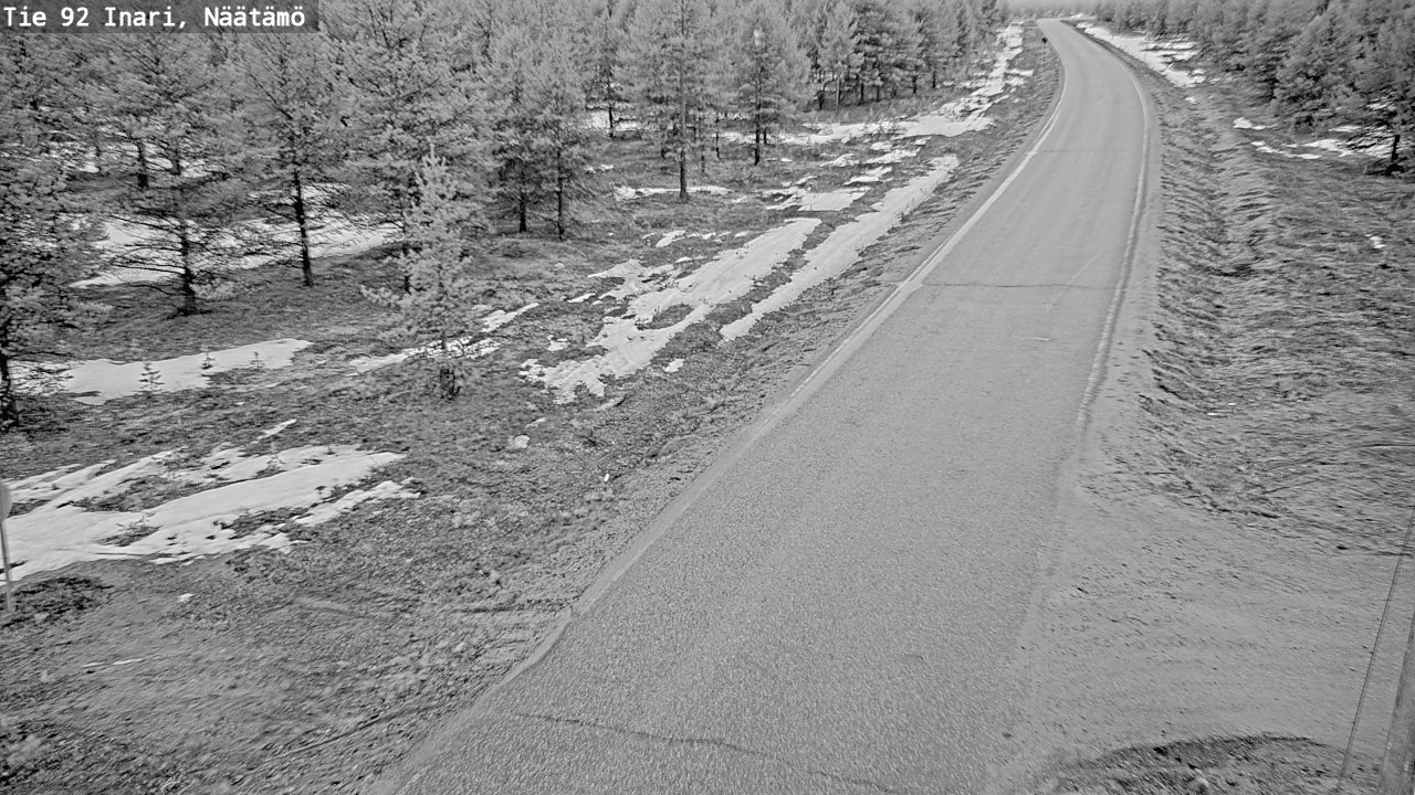 Kelikamerat Kuva Tie 92 Inari, Näätämö, Inari, Lappi