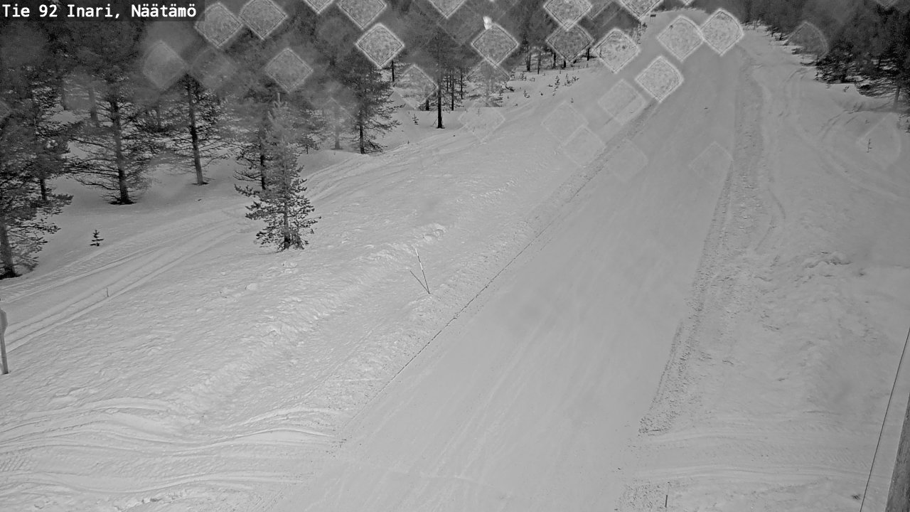 Kelikamerat Kuva Tie 92 Inari, Näätämö, Inari, Lappi