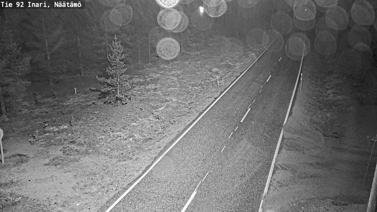 Kelikamerat Kuva Tie 92 Inari, Näätämö, Inari, Lappi