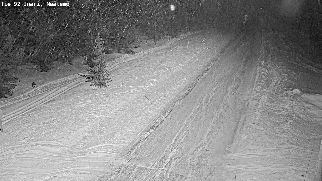 Kelikamerat Kuva Tie 92 Inari, Näätämö, Inari, Lappi