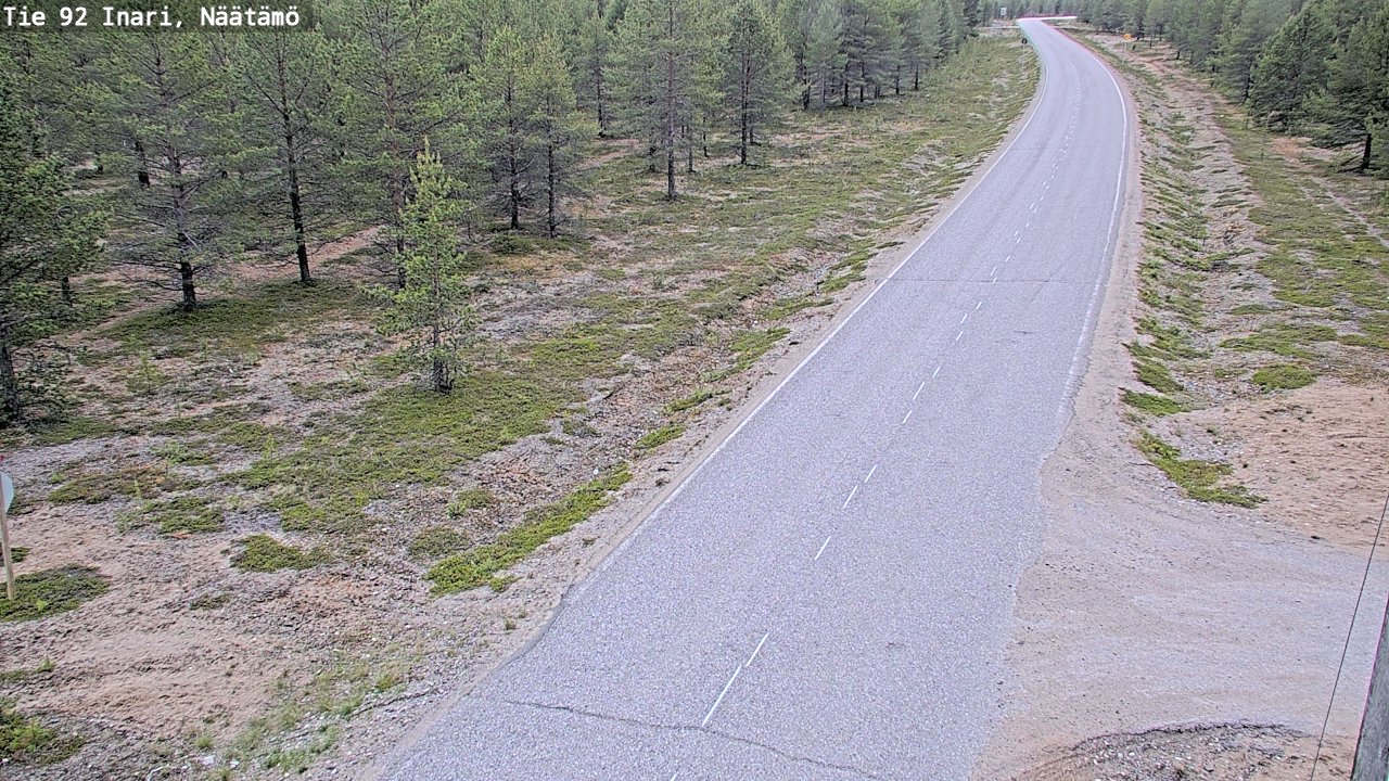 Kelikamerat Kuva Tie 92 Inari, Näätämö, Inari, Lappi