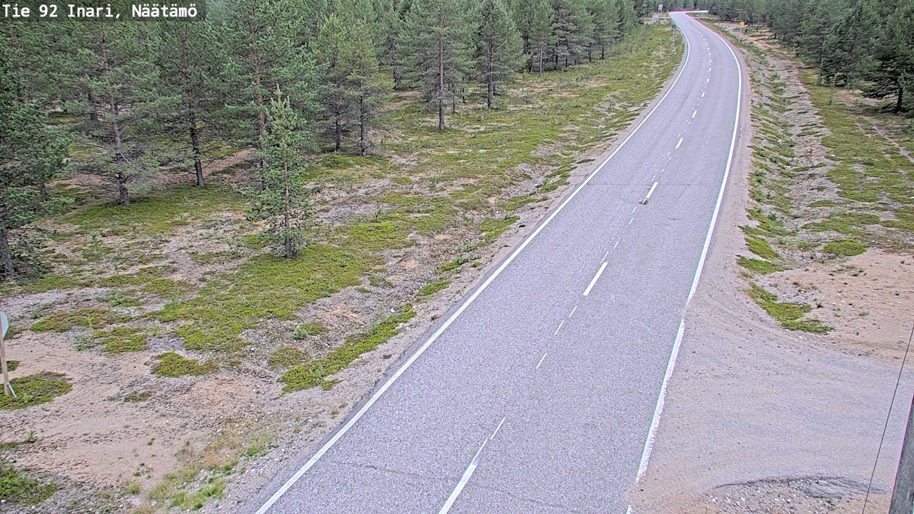 Kelikamerat Kuva Tie 92 Inari, Näätämö, Inari, Lappi