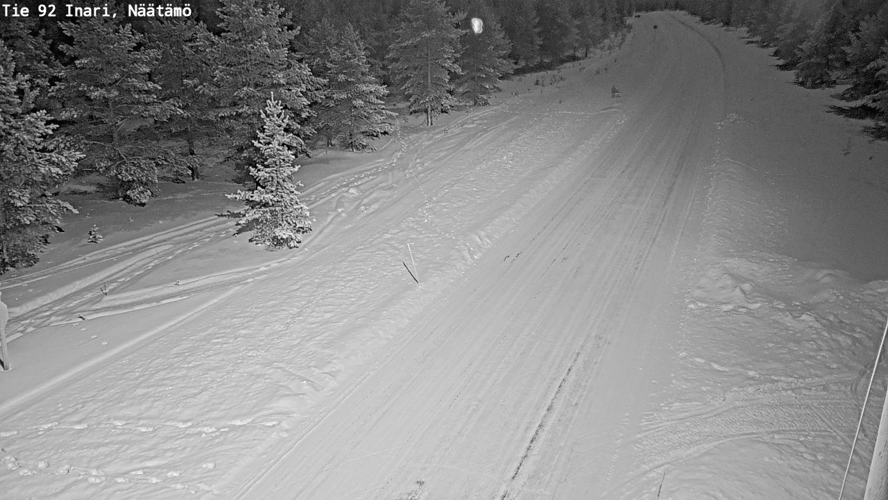 Kelikamerat Kuva Tie 92 Inari, Näätämö, Inari, Lappi