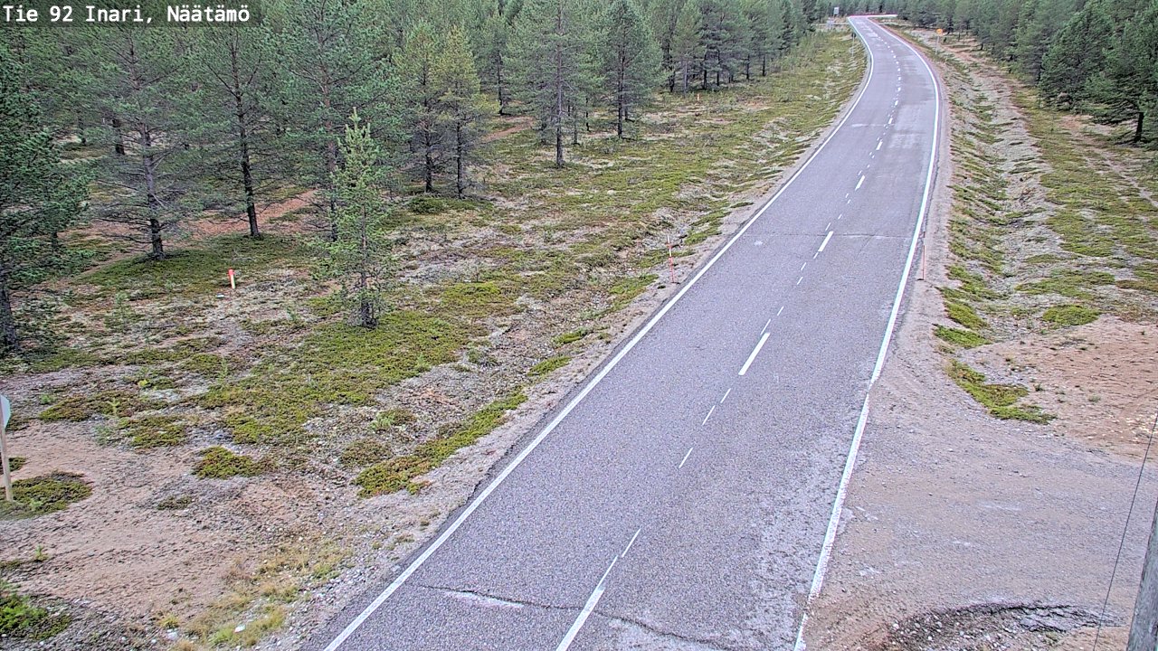 Kelikamerat Kuva Tie 92 Inari, Näätämö, Inari, Lappi