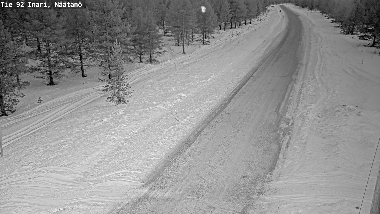 Kelikamerat Kuva Tie 92 Inari, Näätämö, Inari, Lappi