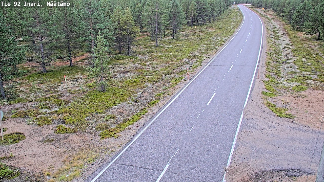 Kelikamerat Kuva Tie 92 Inari, Näätämö, Inari, Lappi
