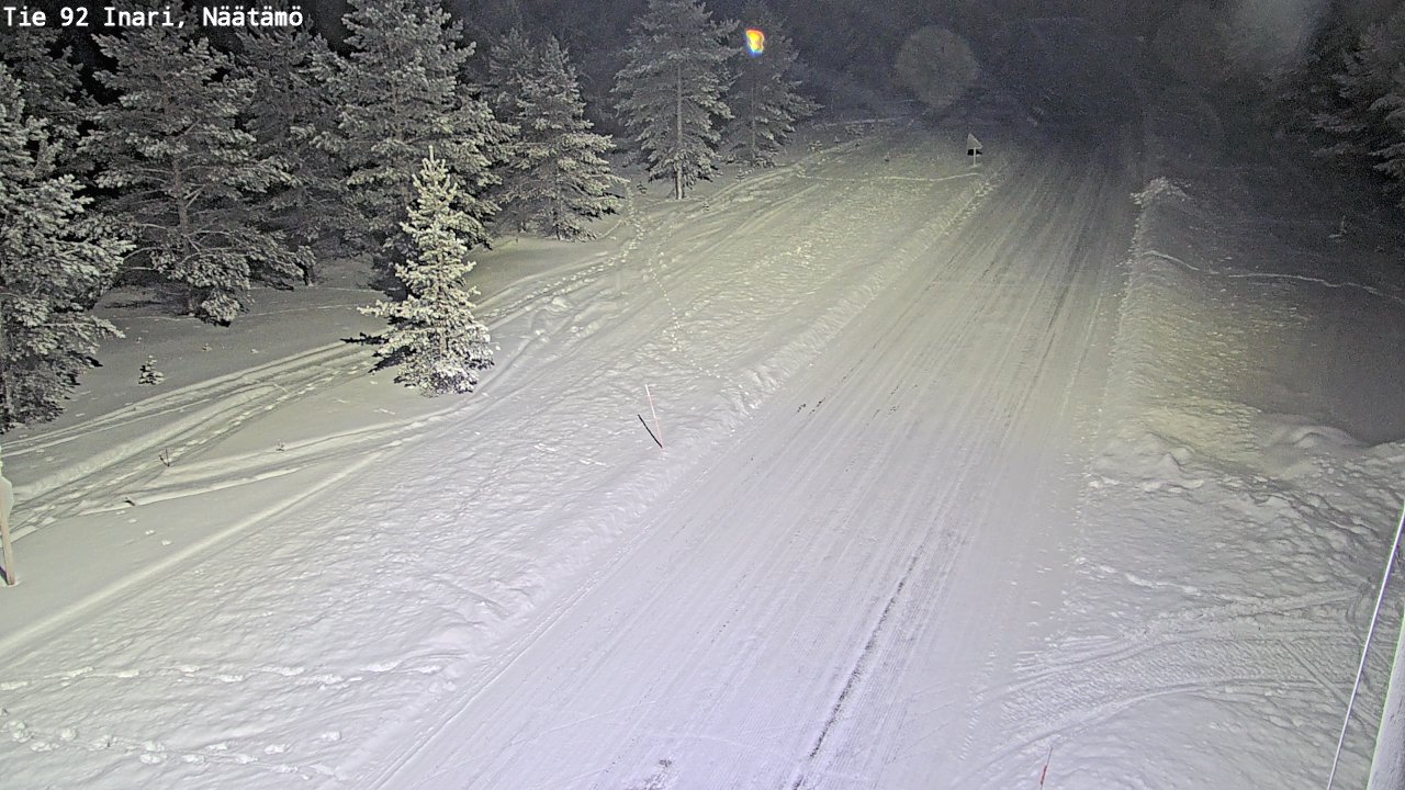 Kelikamerat Kuva Tie 92 Inari, Näätämö, Inari, Lappi