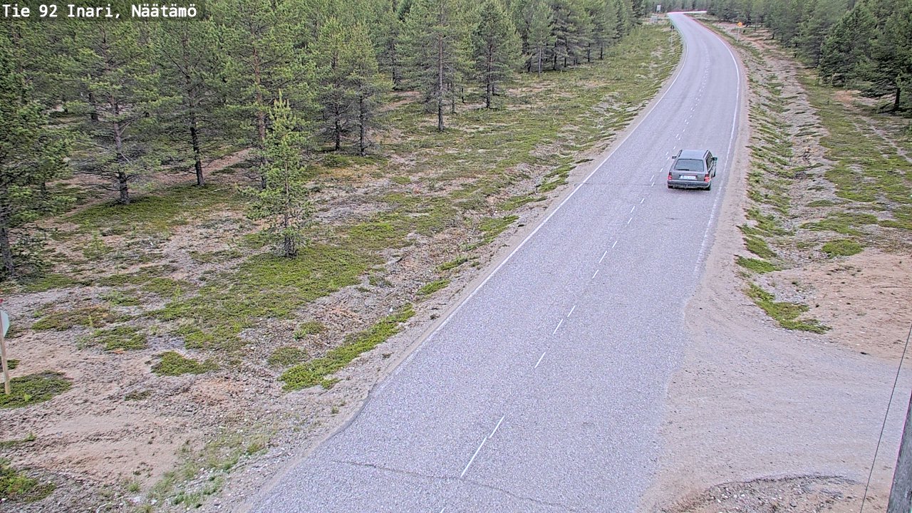 Kelikamerat Kuva Tie 92 Inari, Näätämö, Inari, Lappi