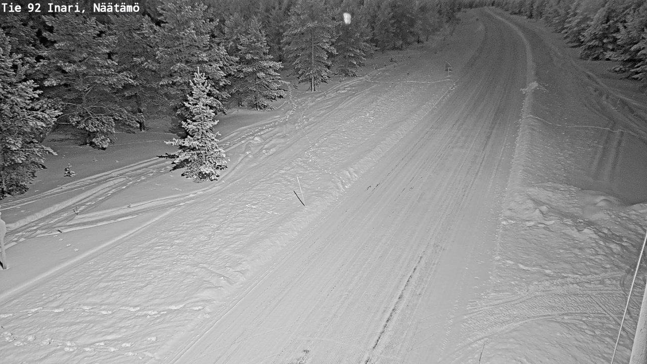 Kelikamerat Kuva Tie 92 Inari, Näätämö, Inari, Lappi