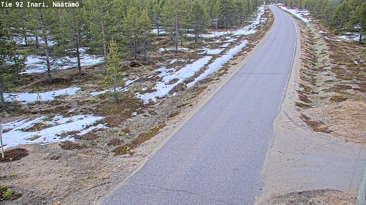 Kelikamerat Kuva Tie 92 Inari, Näätämö, Inari, Lappi