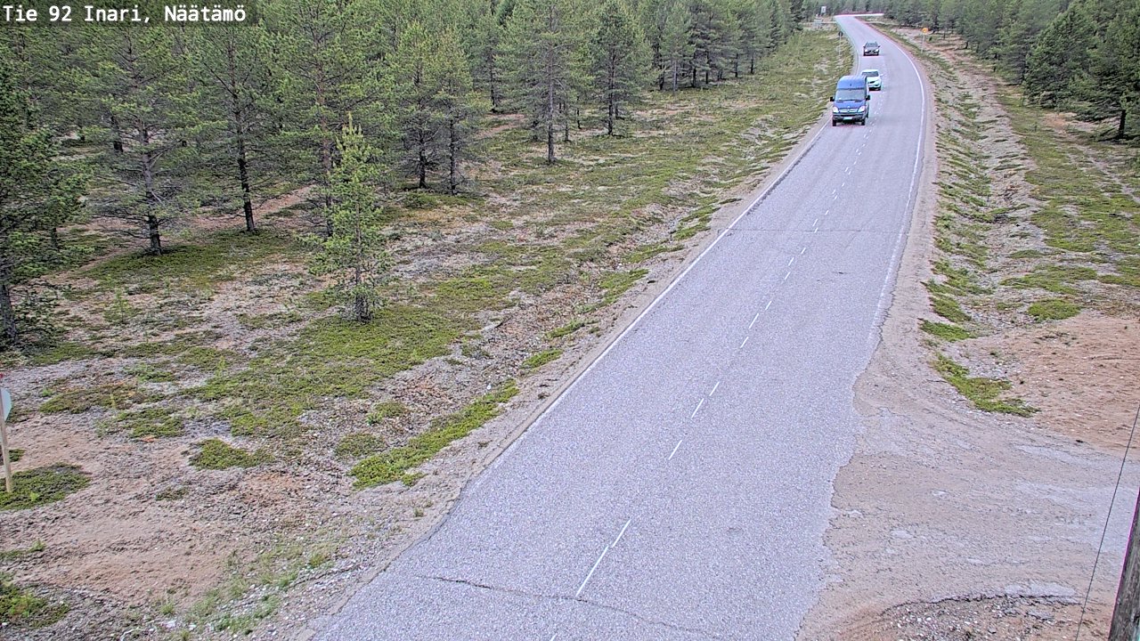 Kelikamerat Kuva Tie 92 Inari, Näätämö, Inari, Lappi