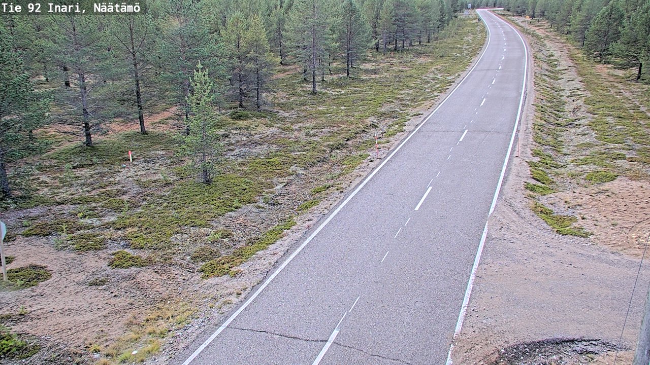 Kelikamerat Kuva Tie 92 Inari, Näätämö, Inari, Lappi