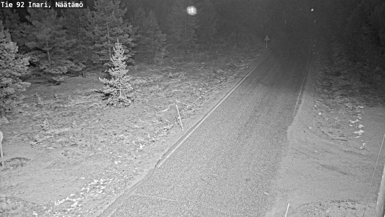 Kelikamerat Kuva Tie 92 Inari, Näätämö, Inari, Lappi