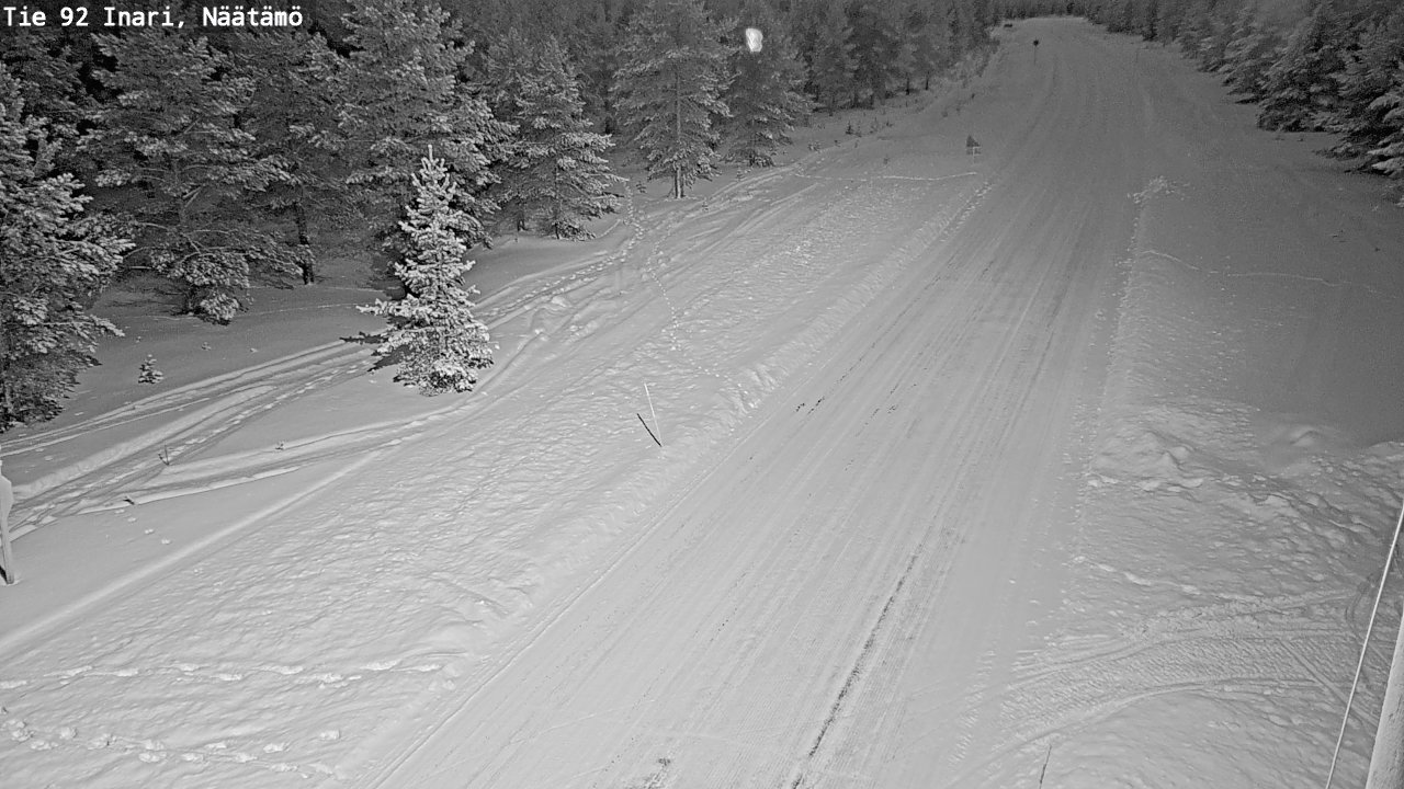 Kelikamerat Kuva Tie 92 Inari, Näätämö, Inari, Lappi