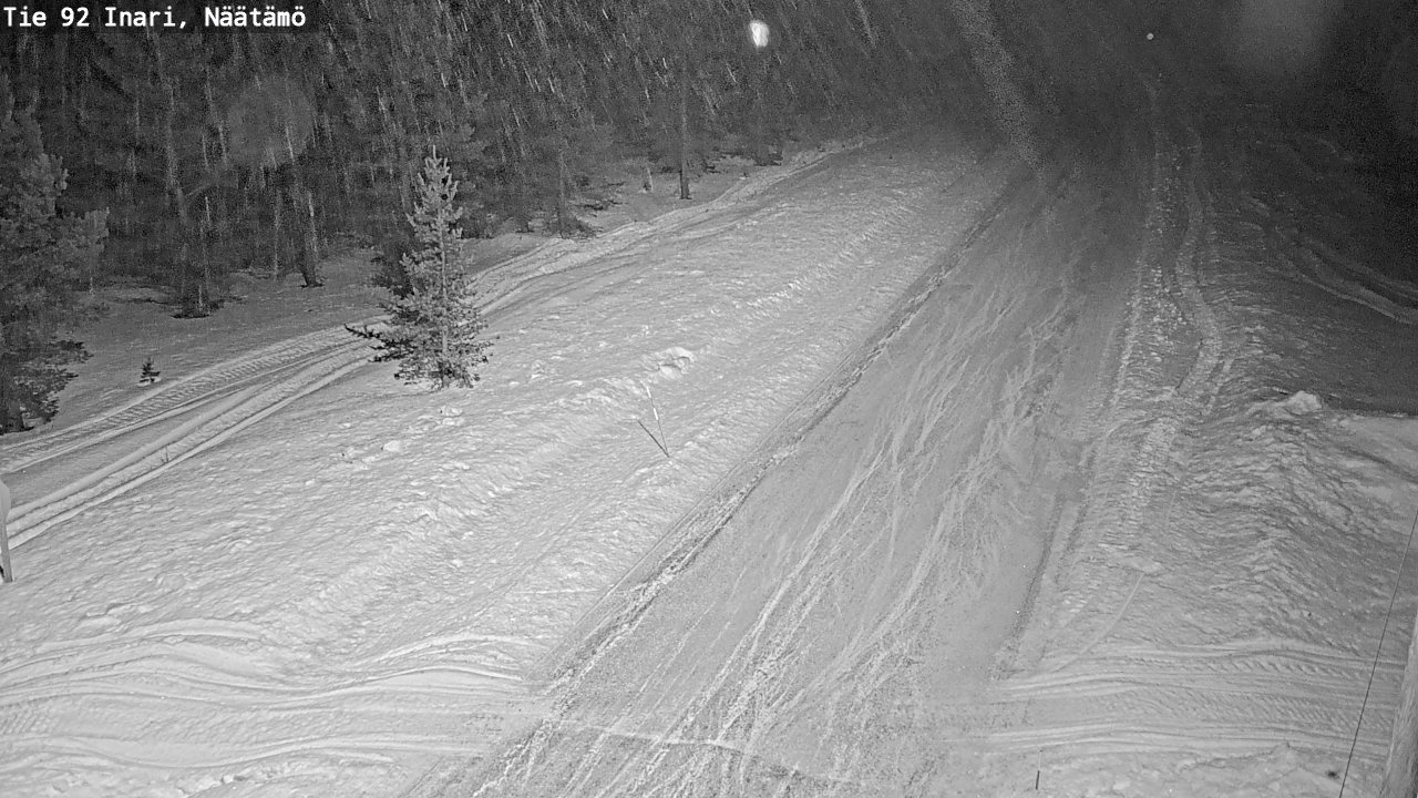 Kelikamerat Kuva Tie 92 Inari, Näätämö, Inari, Lappi