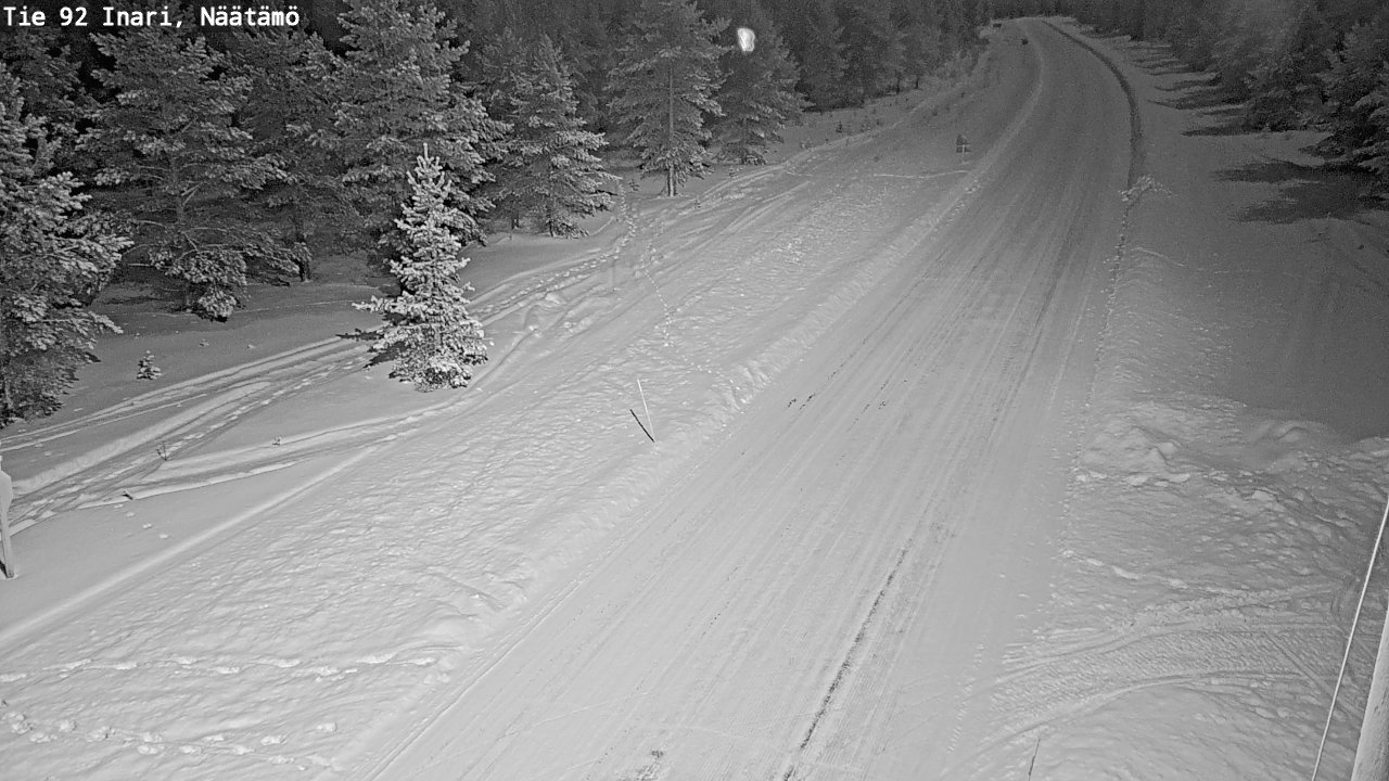 Kelikamerat Kuva Tie 92 Inari, Näätämö, Inari, Lappi