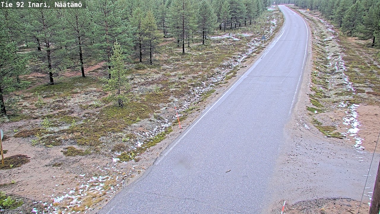 Kelikamerat Kuva Tie 92 Inari, Näätämö, Inari, Lappi
