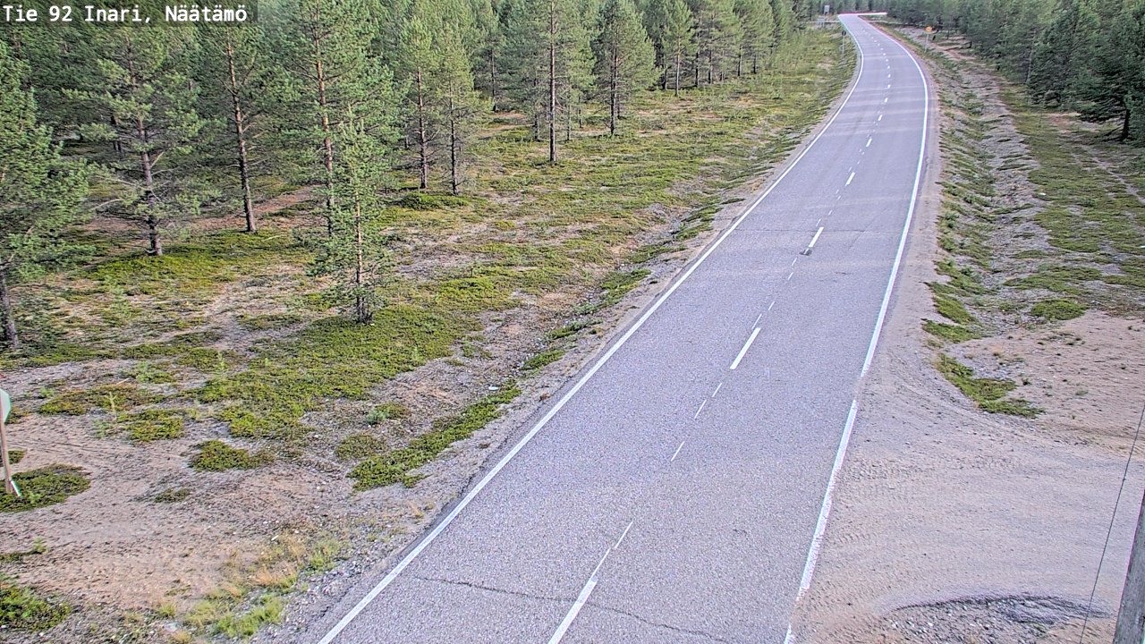 Kelikamerat Kuva Tie 92 Inari, Näätämö, Inari, Lappi