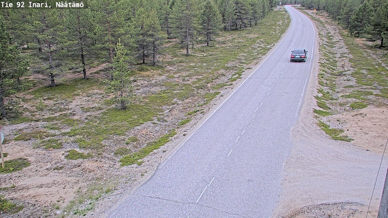 Kelikamerat Kuva Tie 92 Inari, Näätämö, Inari, Lappi