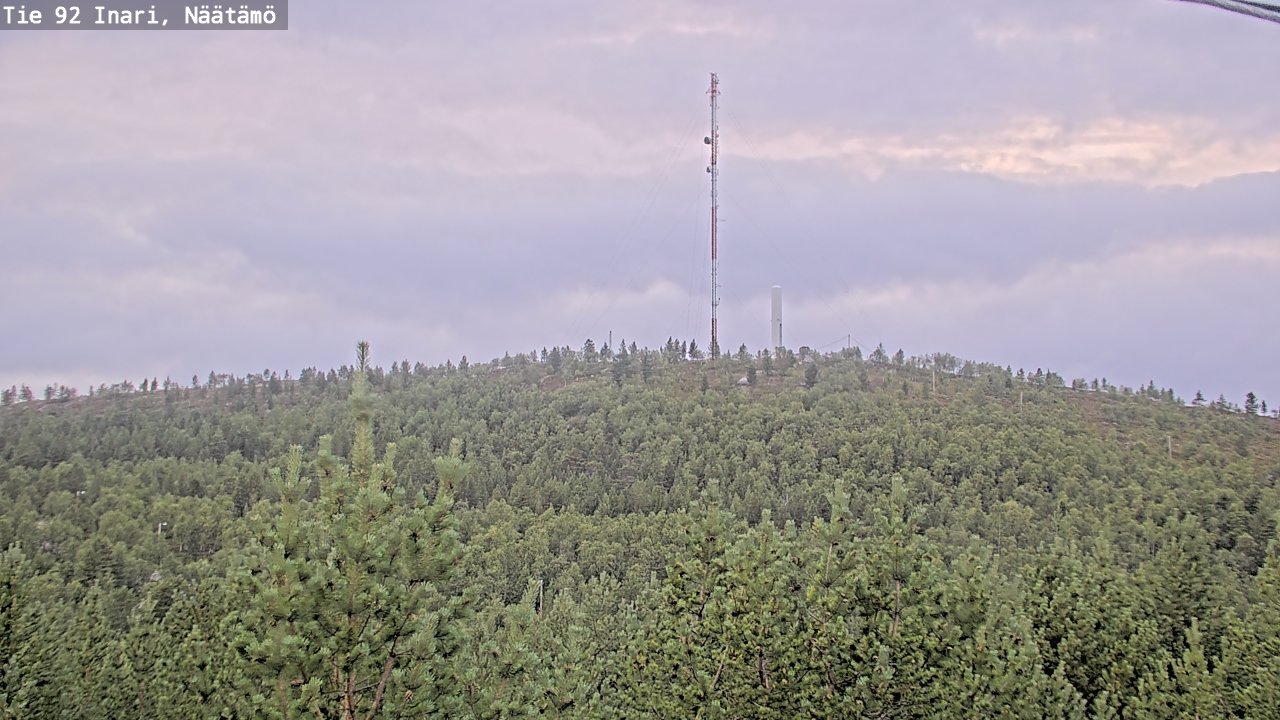 Kelikamerat Kuva Tie 92 Inari, Näätämö, Inari, Lappi