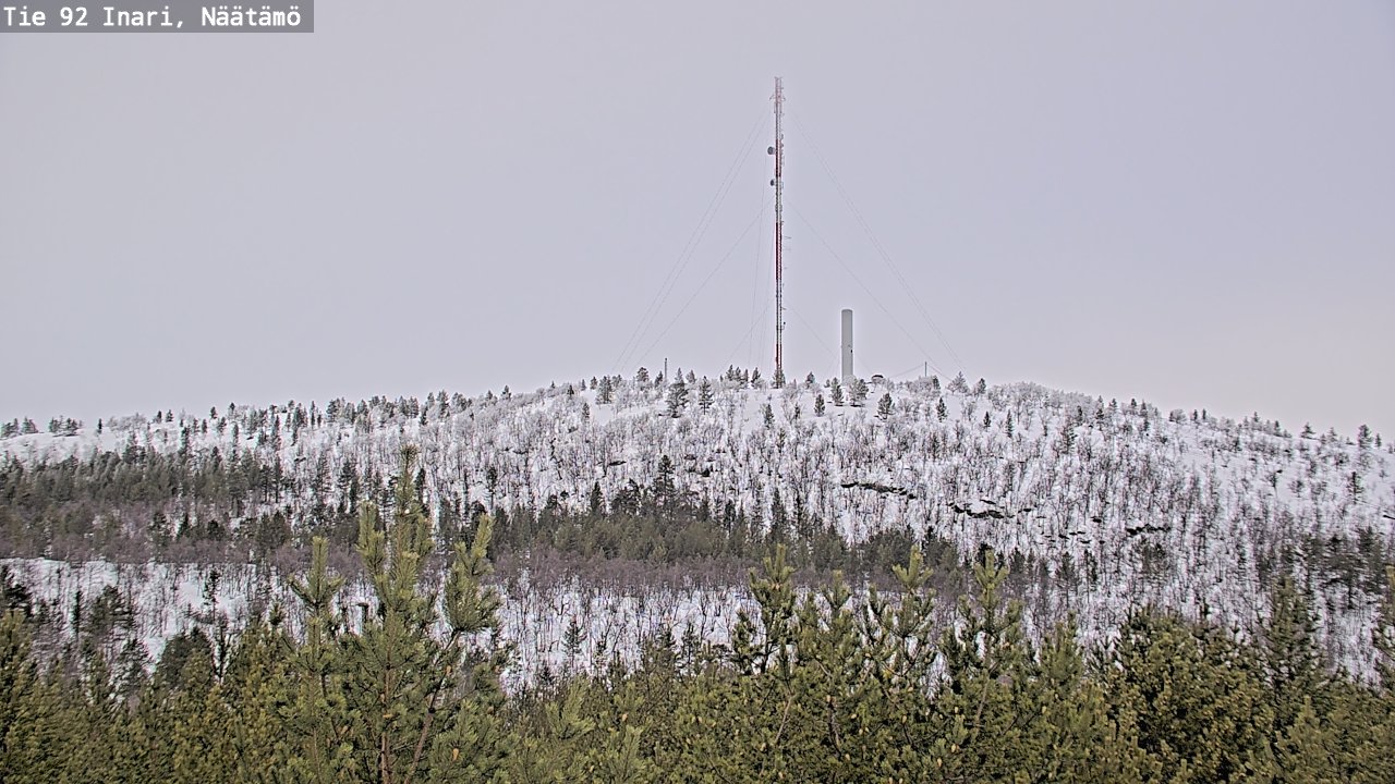 Kelikamerat Kuva Tie 92 Inari, Näätämö, Inari, Lappi