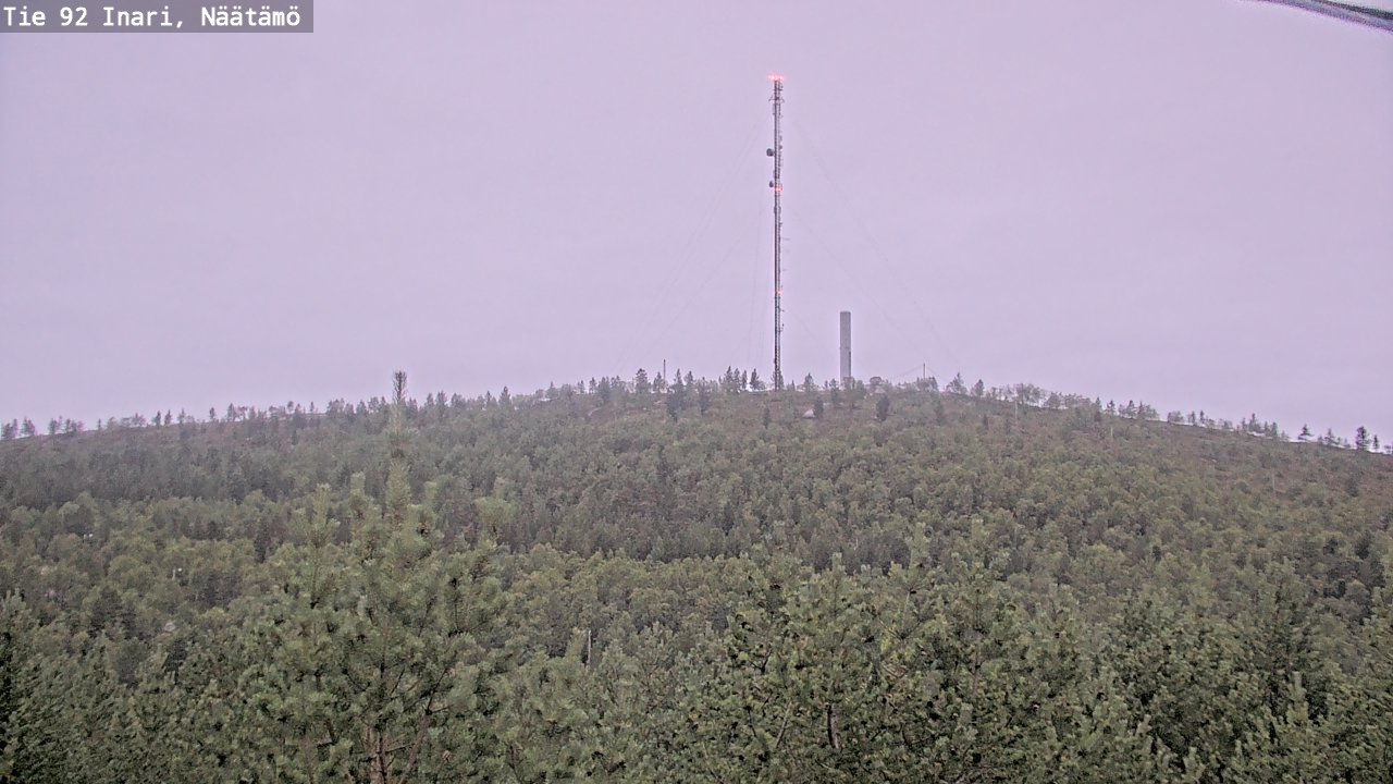 Kelikamerat Kuva Tie 92 Inari, Näätämö, Inari, Lappi