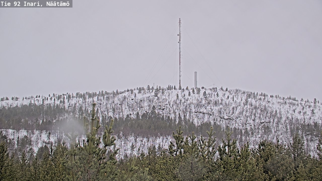 Weather Camera Image Road 92 Inari, Näätämö, Inari, Lappi
