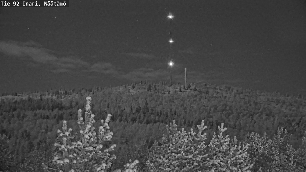 Kelikamerat Kuva Tie 92 Inari, Näätämö, Inari, Lappi