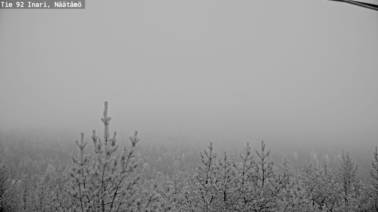 Weather Camera Image Road 92 Inari, Näätämö, Inari, Lappi