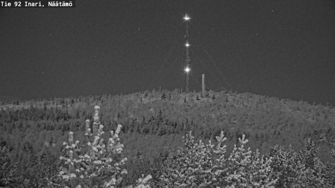 Kelikamerat Kuva Tie 92 Inari, Näätämö, Inari, Lappi