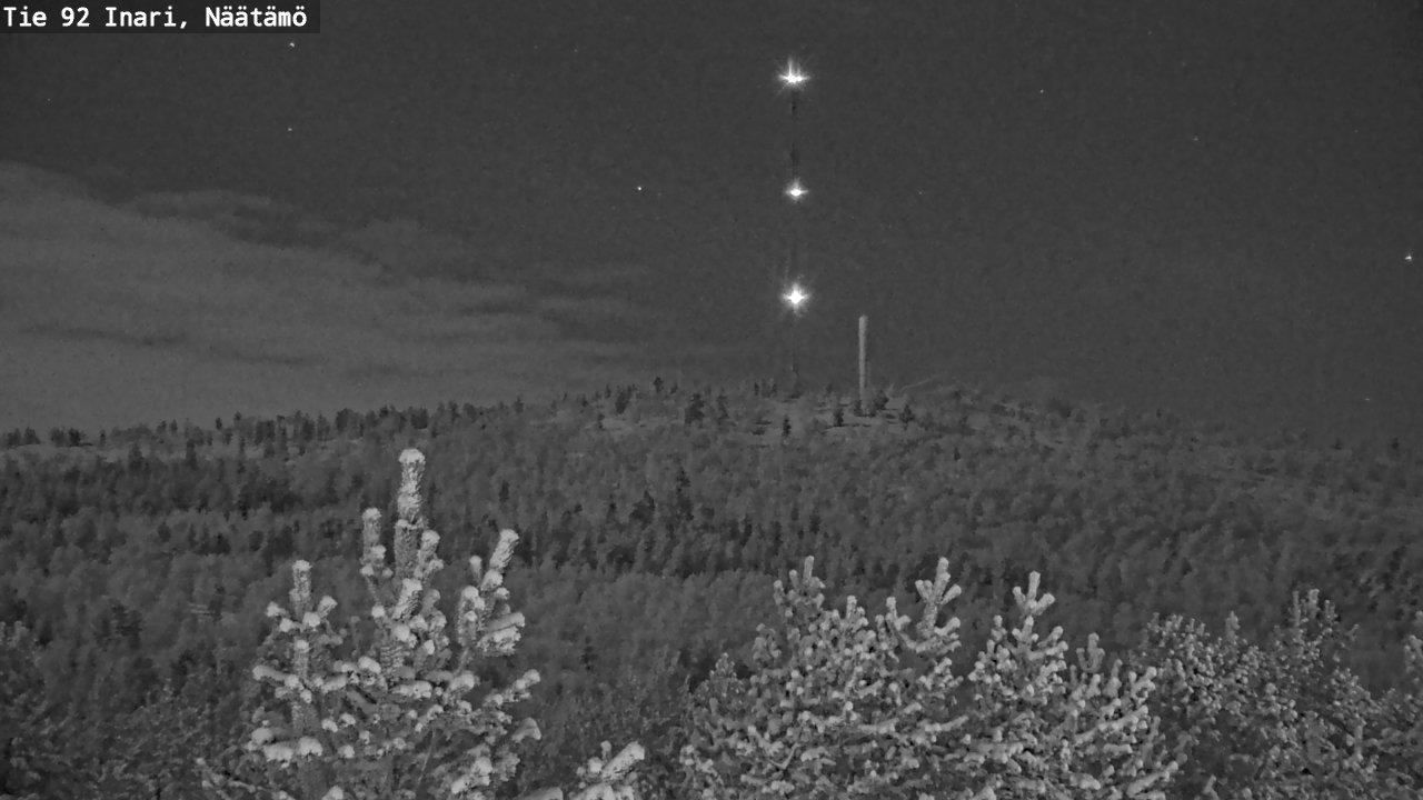 Kelikamerat Kuva Tie 92 Inari, Näätämö, Inari, Lappi