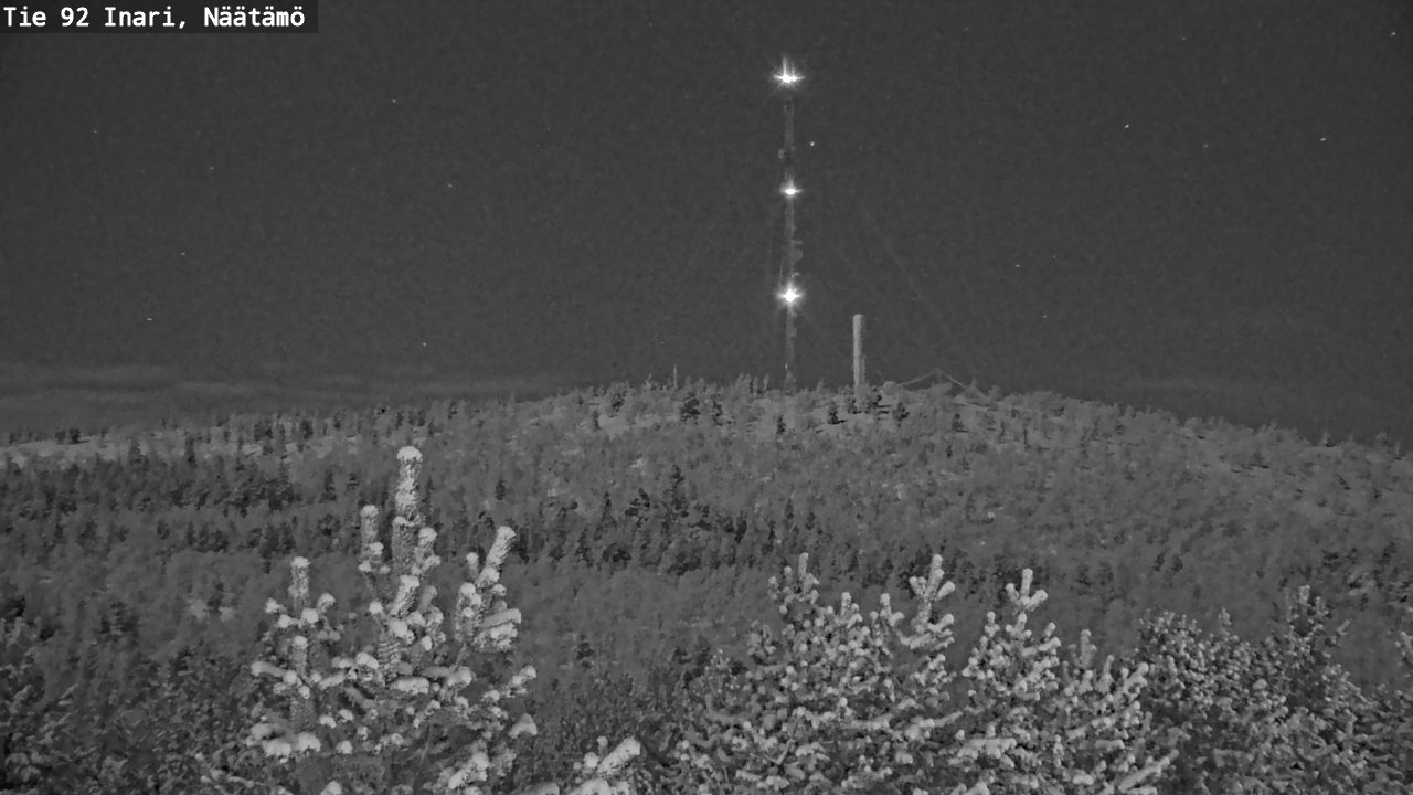 Kelikamerat Kuva Tie 92 Inari, Näätämö, Inari, Lappi