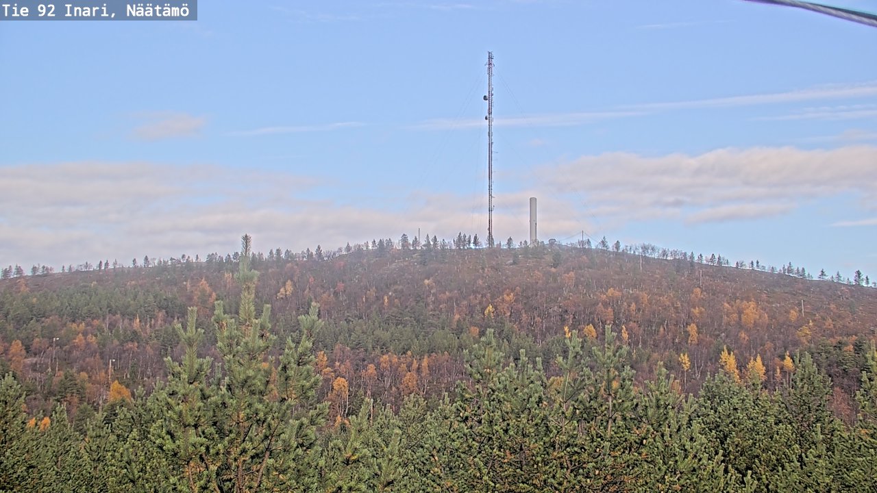 Kelikamerat Kuva Tie 92 Inari, Näätämö, Inari, Lappi