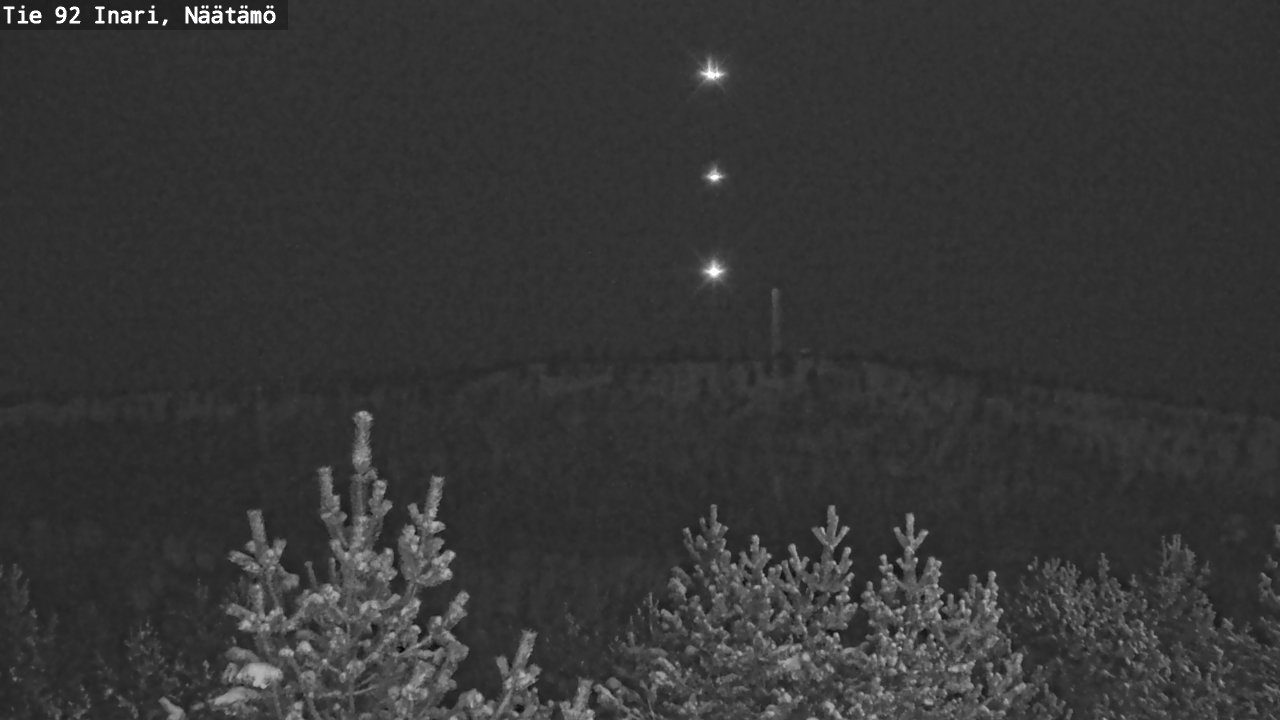 Weather Camera Image Road 92 Inari, Näätämö, Inari, Lappi